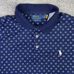 Polo Ralph Lauren Shirt Men’s Large Blue Classic Fit Short Sleeve Stretch